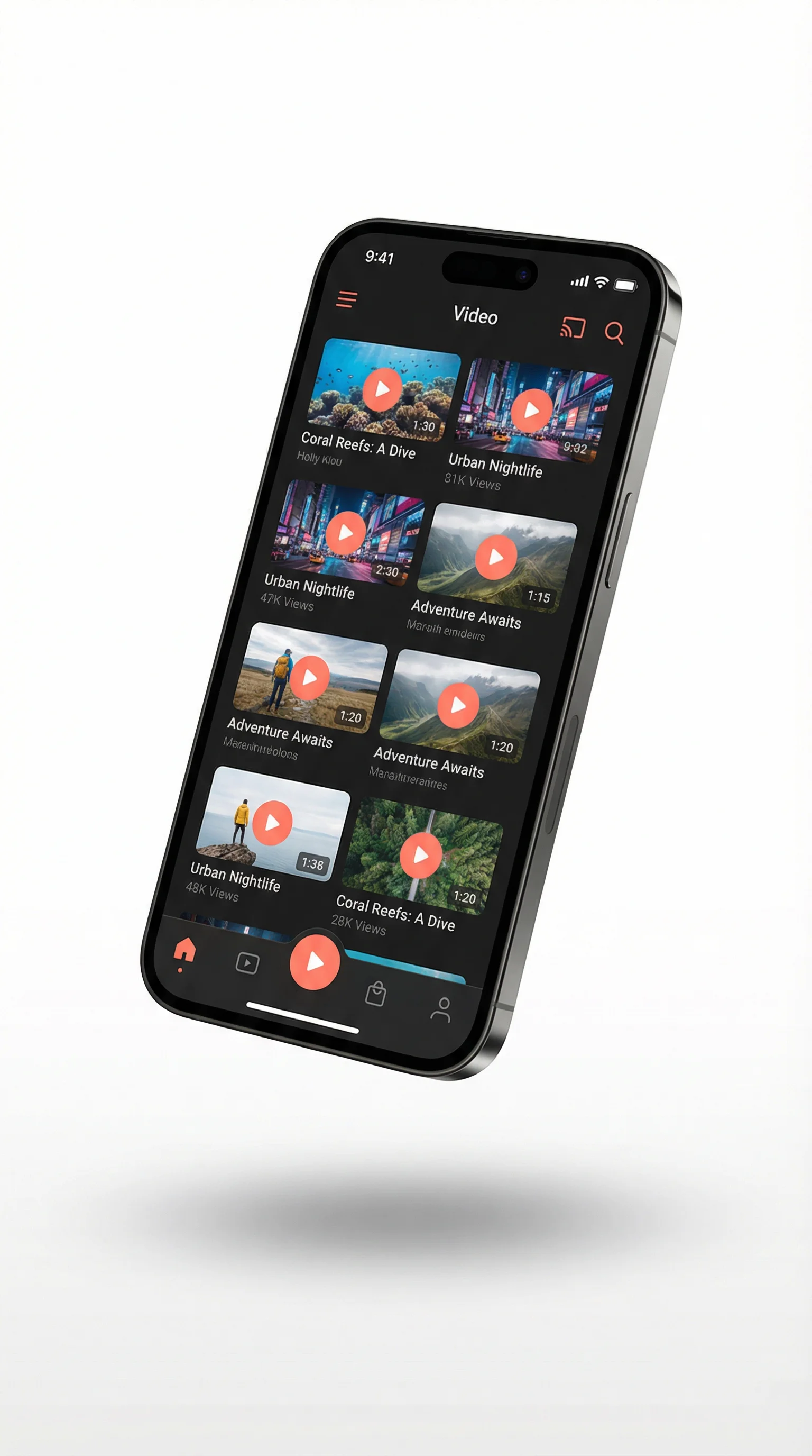 探花APP客户端界面展示